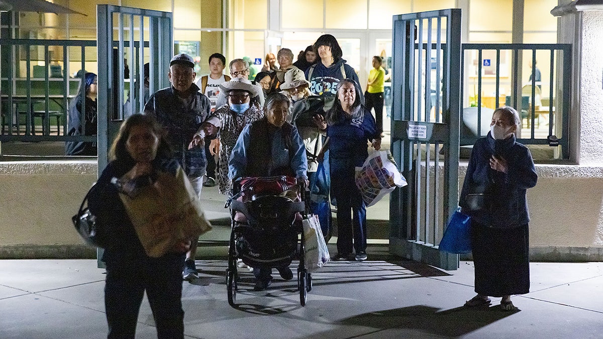 Evacuees moving to another shelter after chemical tank leak in Garden Grove Calif