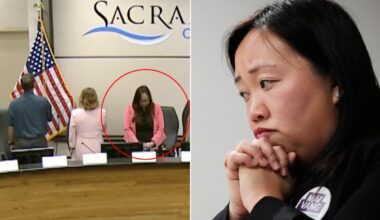California congressional candidate refuses to say Pledge of Allegiance, turns back on US flag