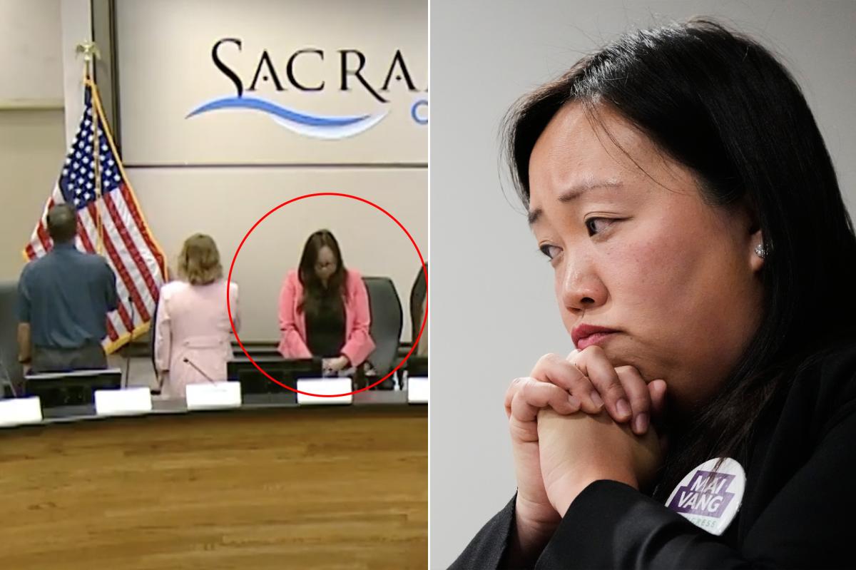 California congressional candidate refuses to say Pledge of Allegiance, turns back on US flag