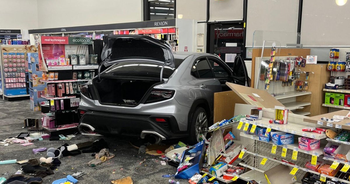 Car crashes into North Auburn CVS in attempted burglary, sheriff says