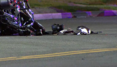 Back-to-back motorcycle crashes reported along Olive Avenue in Central Fresno, police say