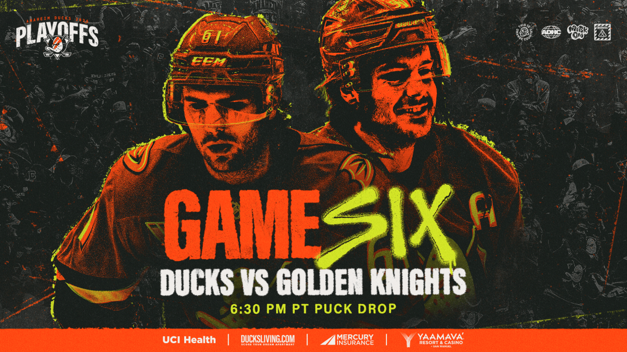 PREVIEW: Ducks Face a Must-Win in Game 6 Tonight at Honda Center
