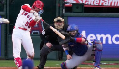 Anaheim native Wade Meckler powers struggling Angels to a win over Rangers in his debut