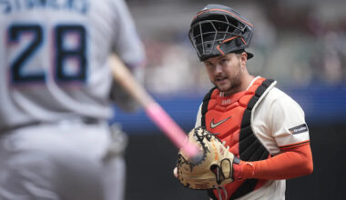 Guardians reportedly acquiring Giants catcher Patrick Bailey in trade that sends San Francisco pick, prospect