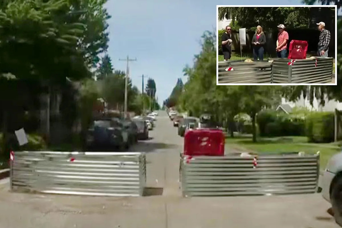 Terrified Seattle neighborhood builds massive barricade across streets amid horrific crime wave