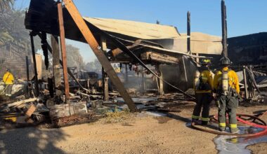 Dixon-area fire damages several buildings on Porter Road property
