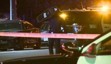 Gunshots heard as LAPD serves warrant in South Los Angeles