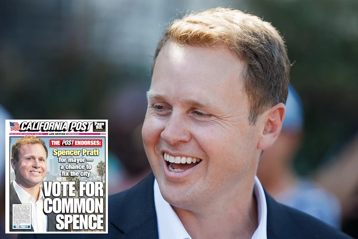 The California Post endorses Spencer Pratt for Los Angeles mayor