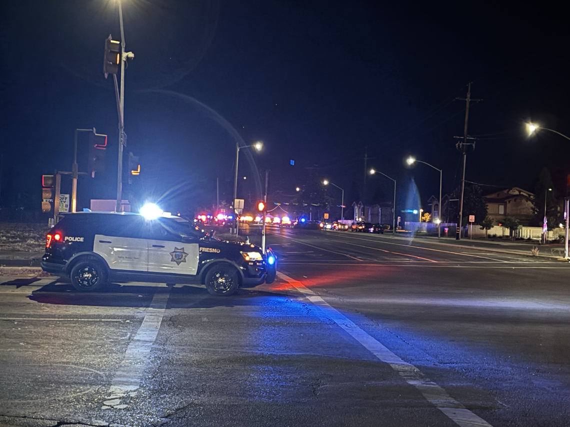 Update: Fresno Police officer shot in apparent ambush. SWAT search continues