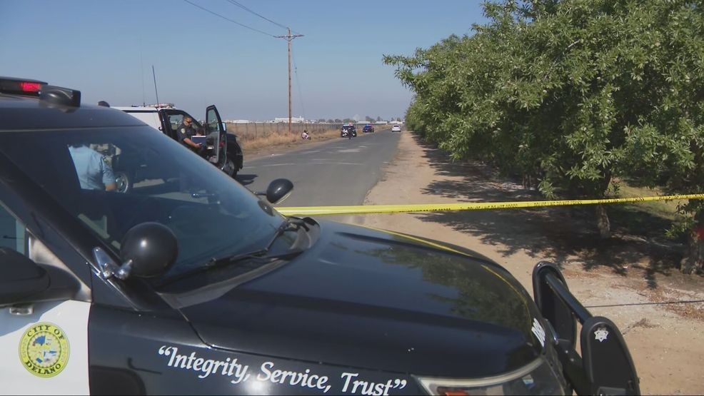 A 21-year-old Delano man died after CHP says he lost control of his truck, crashed into trees, and was ejected from the vehicle on Woollomes Avenue early Wednesday morning. PHOTO: KBAK/KBFX
