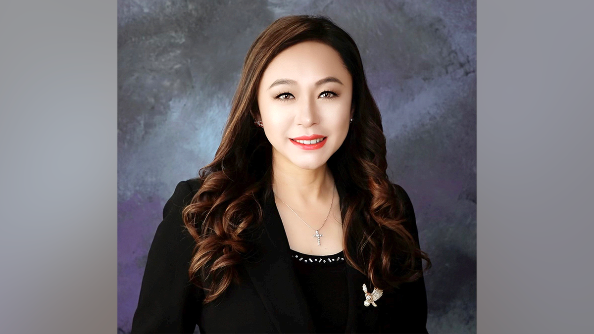 Portrait of Eileen Wang, former Arcadia, California mayor charged with acting as an illegal agent of the Chinese government