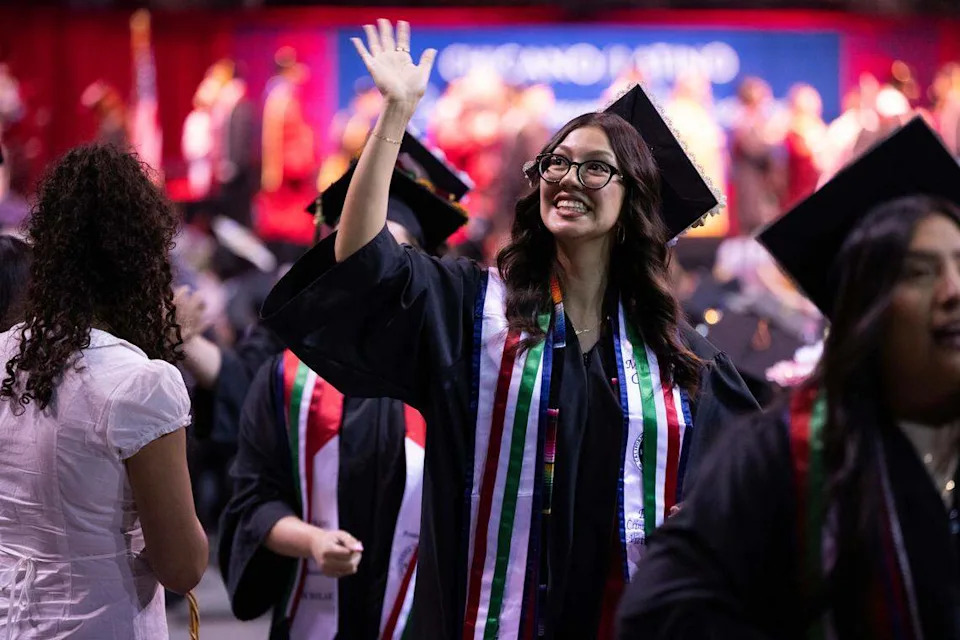 About 1,130 graduates participated in the Chicano/Latino Commencement Celebration on May 16, the largest group in the history of the ceremony.