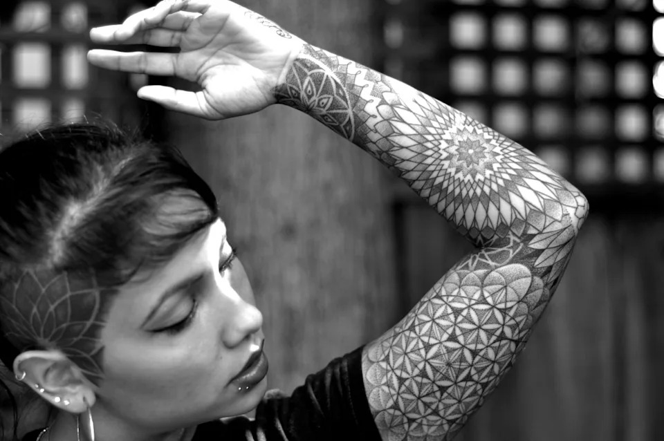 Tattooing by Dillon Forte. (Courtesy of Dillon Forte)