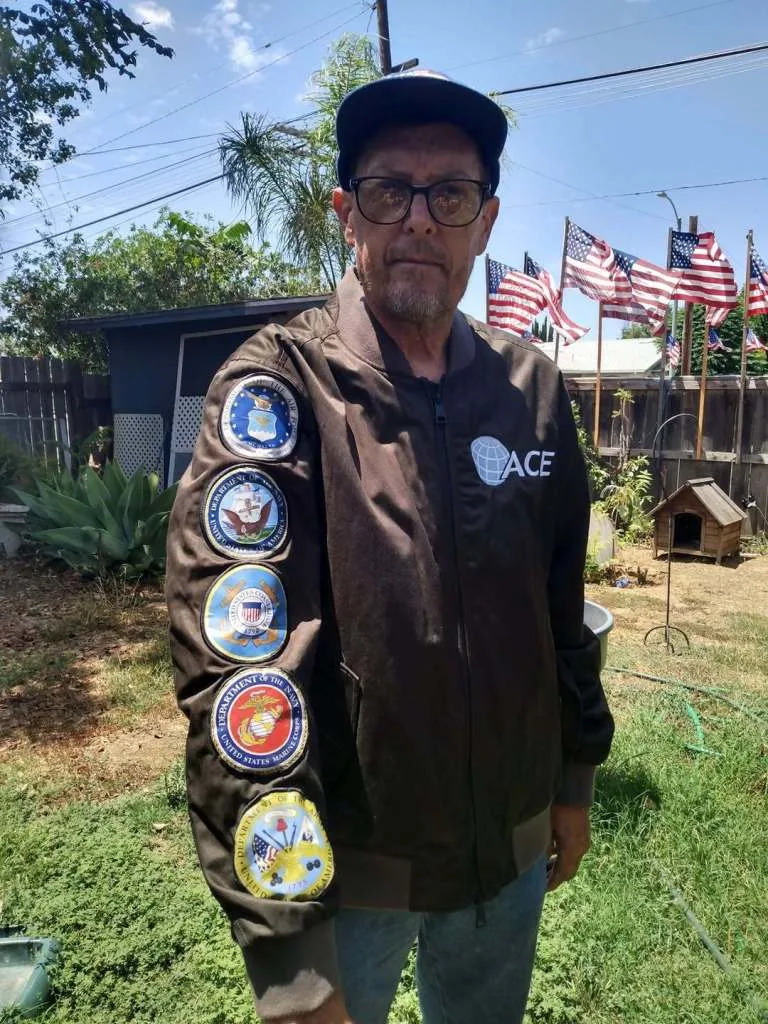Sheron describes himself as a Army veteran. Kerry Sheron