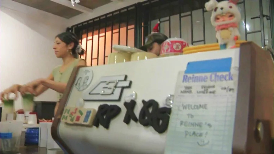Reinne's Place is a coffee shop in Long Beach serving classic coffee and drinks that feature Vietnamese and Filipino ingredients. (KTLA)