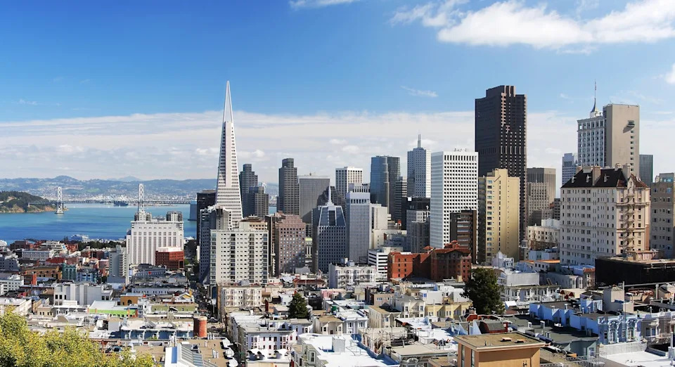 Can Balcioglu/Adobe Stock - PHOTO: San Francisco skyline looking eastward from the Russian Hill area.