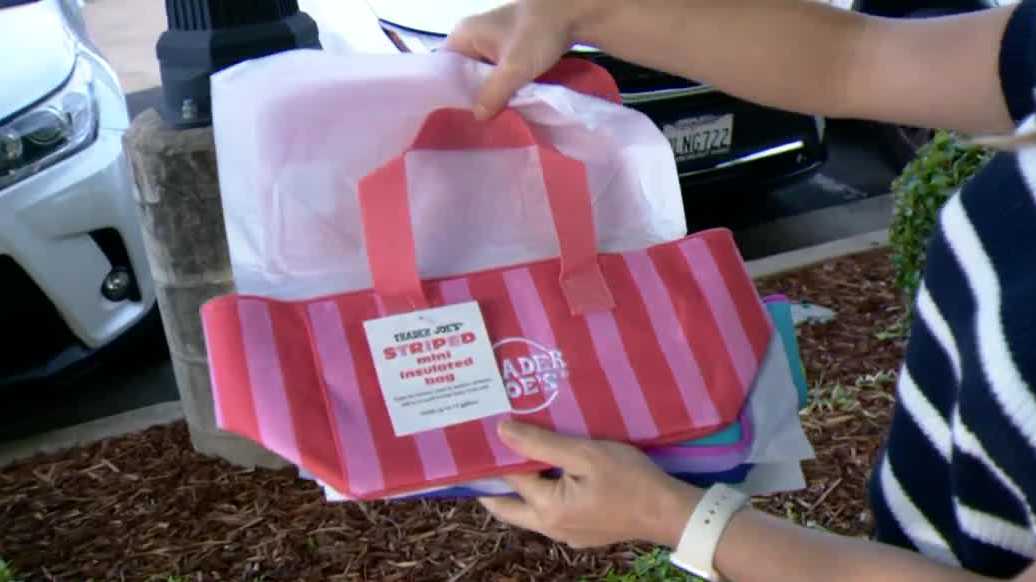 Crowds gather at Trader Joe's in East Sacramento for limited-edition tote bags