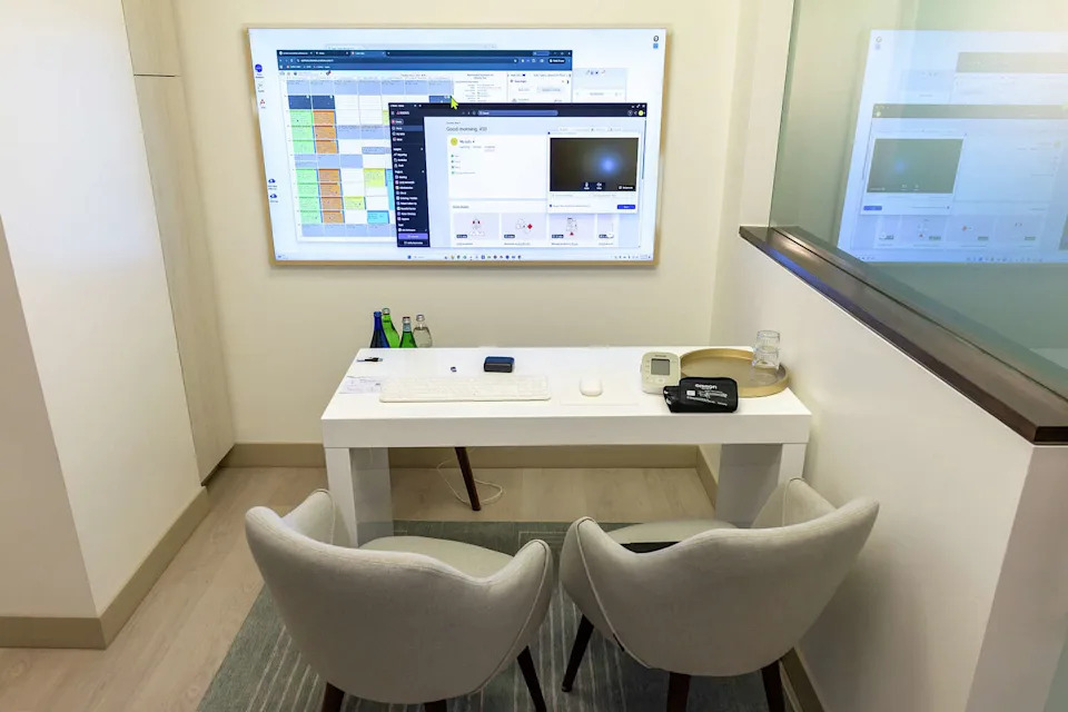 The new consultation room at 450 Aesthetics Dental Group in San Francisco. (Chris Partin/Special to SFGATE)