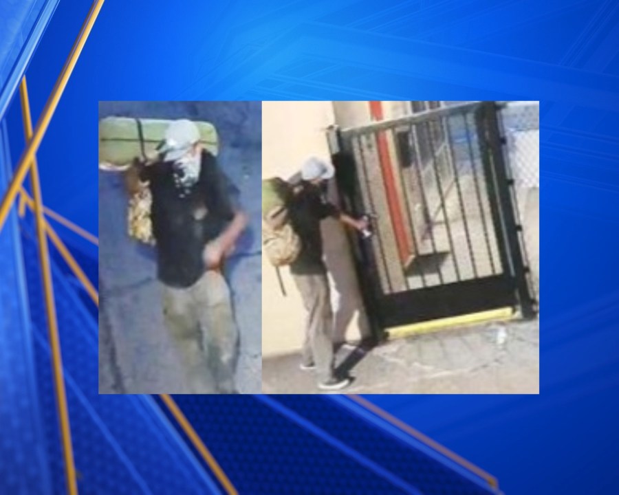 Bakersfield PD searches for man who allegedly stole items from a storage unit