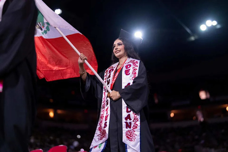 About 1,130 graduates participated in the Chicano/Latino Commencement Celebration on May 16, the largest group in the history of the ceremony.