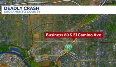 Person dies after Sacramento Business 80 crash