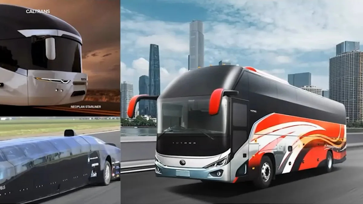 Caltrans considering 140 mph bus that would take passengers from San Francisco to Los Angeles