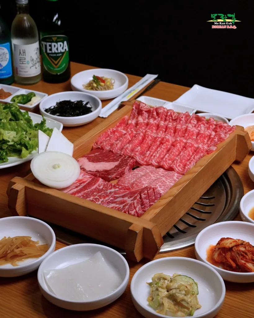Mo Ran Gak serves Korean BBQ in Orange County. Instagram/@morangak_fullerton