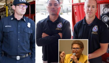 Los Angeles firefighters blast Karen Bass over missed pay, response times