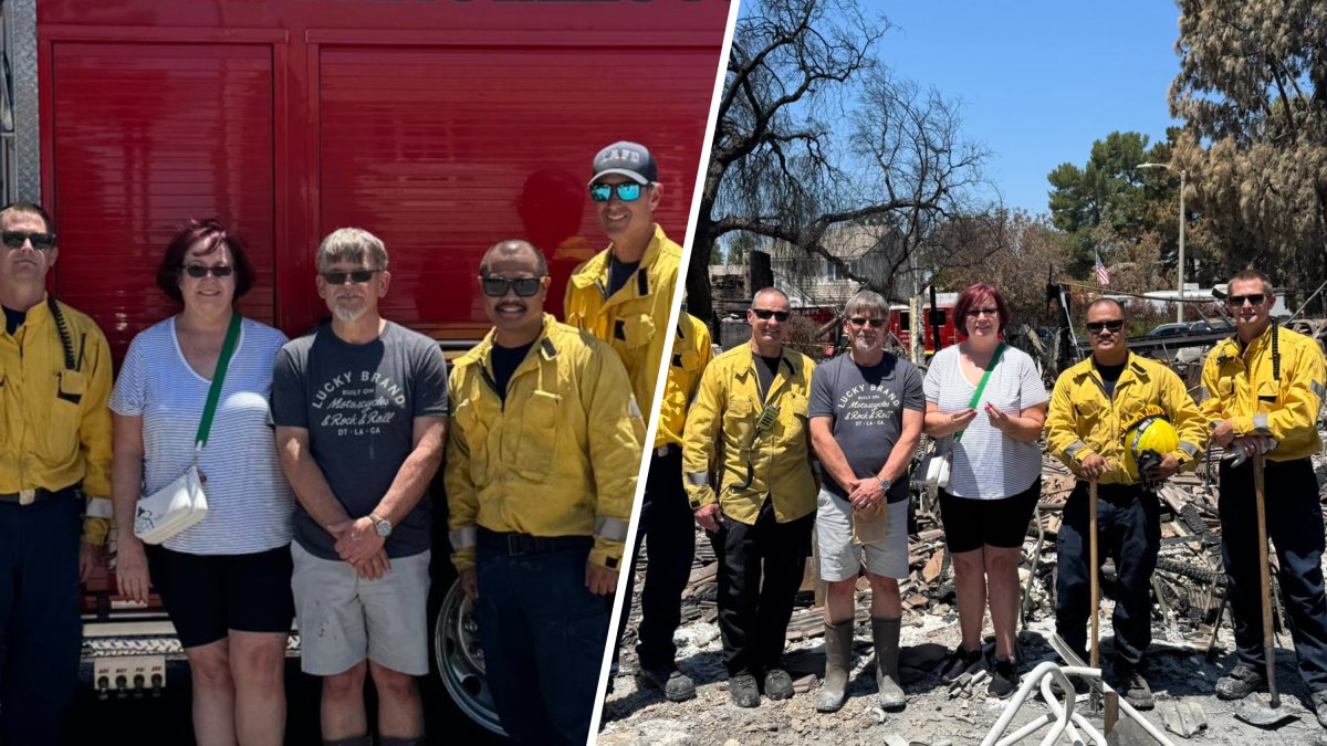 Firefighters find wedding ring in ashes of home destroyed by Sandy Fire – NBC Los Angeles