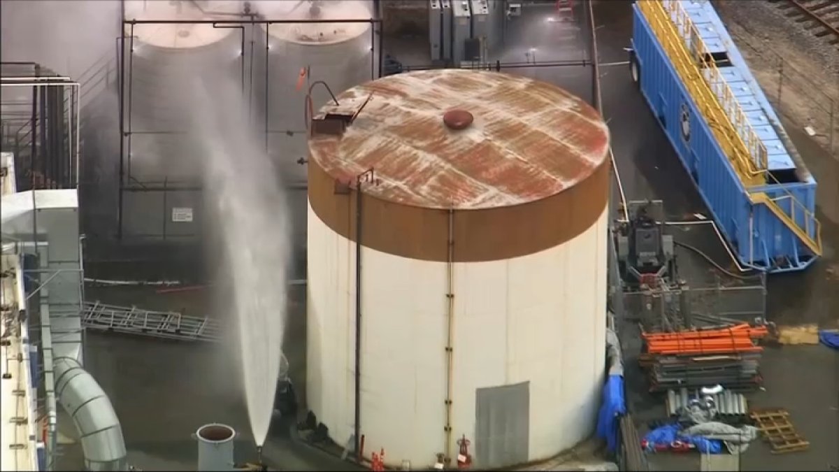 Garden Grove chemical leak: Tank’s internal temperature increasing – NBC Los Angeles