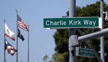 California street renamed 'Charlie Kirk Way'