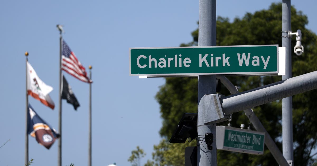 California street renamed 'Charlie Kirk Way'