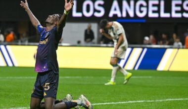 Gabriel Pec scores two late goals to rally Galaxy to 2-1 victory over Atlanta United