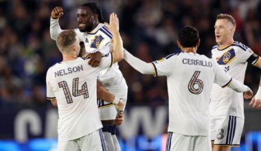 Santos and Paintsil score first-half goals in 3rd straight 1-1 draw between Dynamo and Galaxy