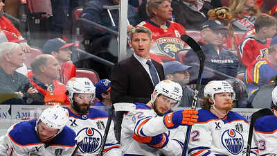 Edmonton Oilers coach Kris Knoblauch faces uncertain future after Anaheim Ducks playoff elimination this NHL season
