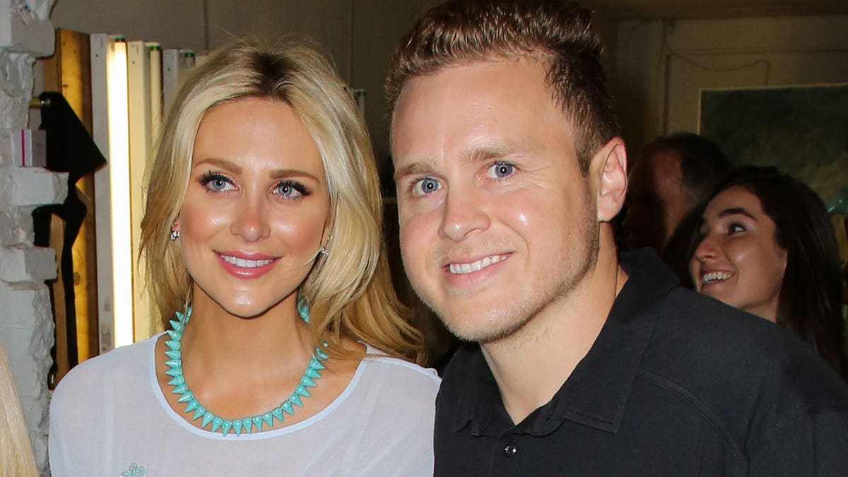 Stephanie Pratt, and Spencer Pratt posing together at an event.