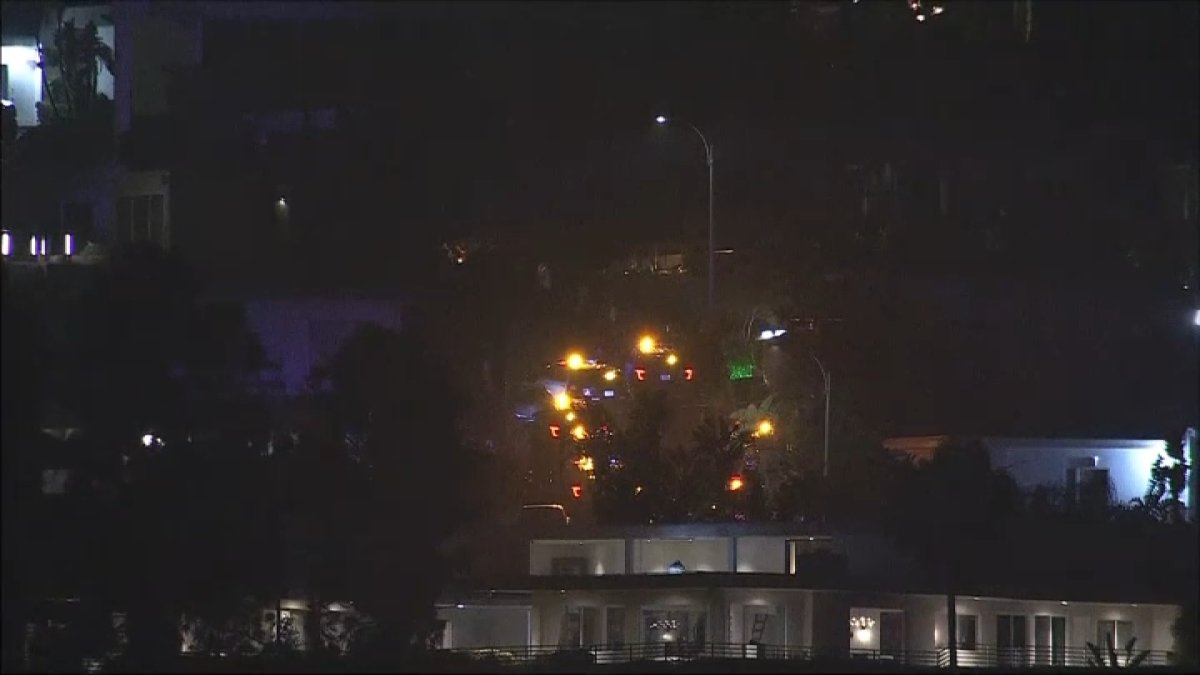 Over a dozen people detained at home in Hollywood Hills, LAPD says – NBC Los Angeles