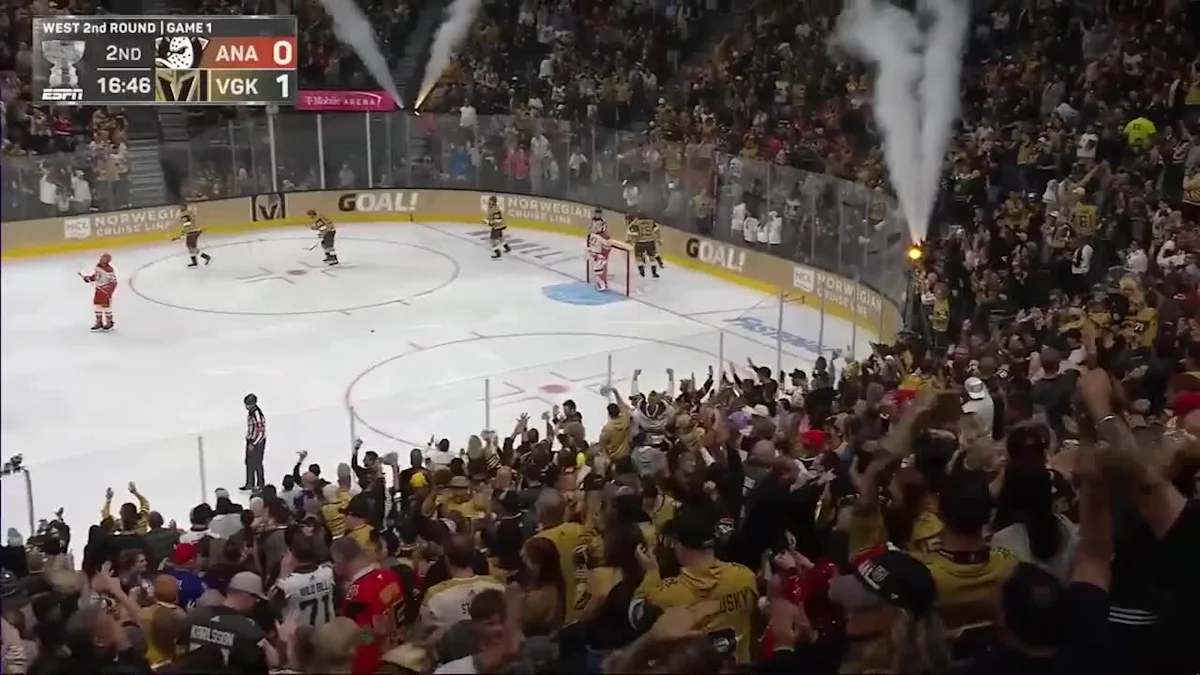 Brett Howden with a Goal vs. Anaheim Ducks