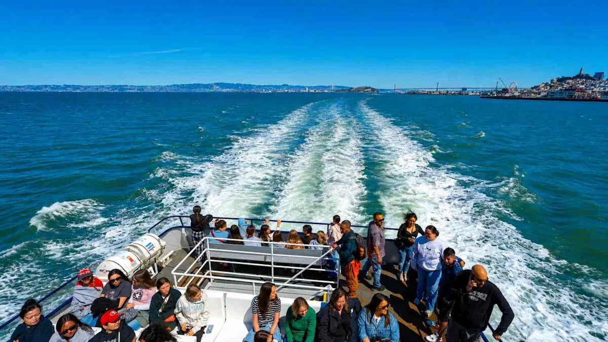 San Francisco California Scenic Bay Cruise 4K