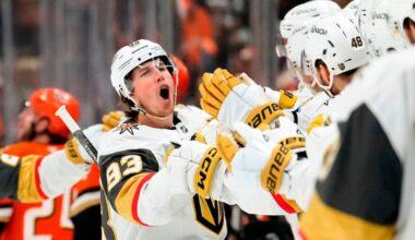Marner, Dorofeyev propel Golden Knights past Ducks 5-1 in Game 6 clincher, into conference finals - WSB-TV Channel 2