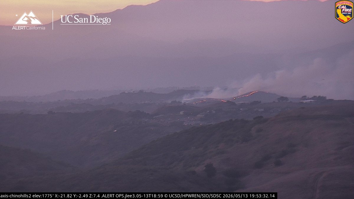 Brush fire burns in Chino Hills – NBC Los Angeles