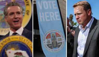 Early LA turnout sluggish; Newsom mum on governor pick – NBC Los Angeles