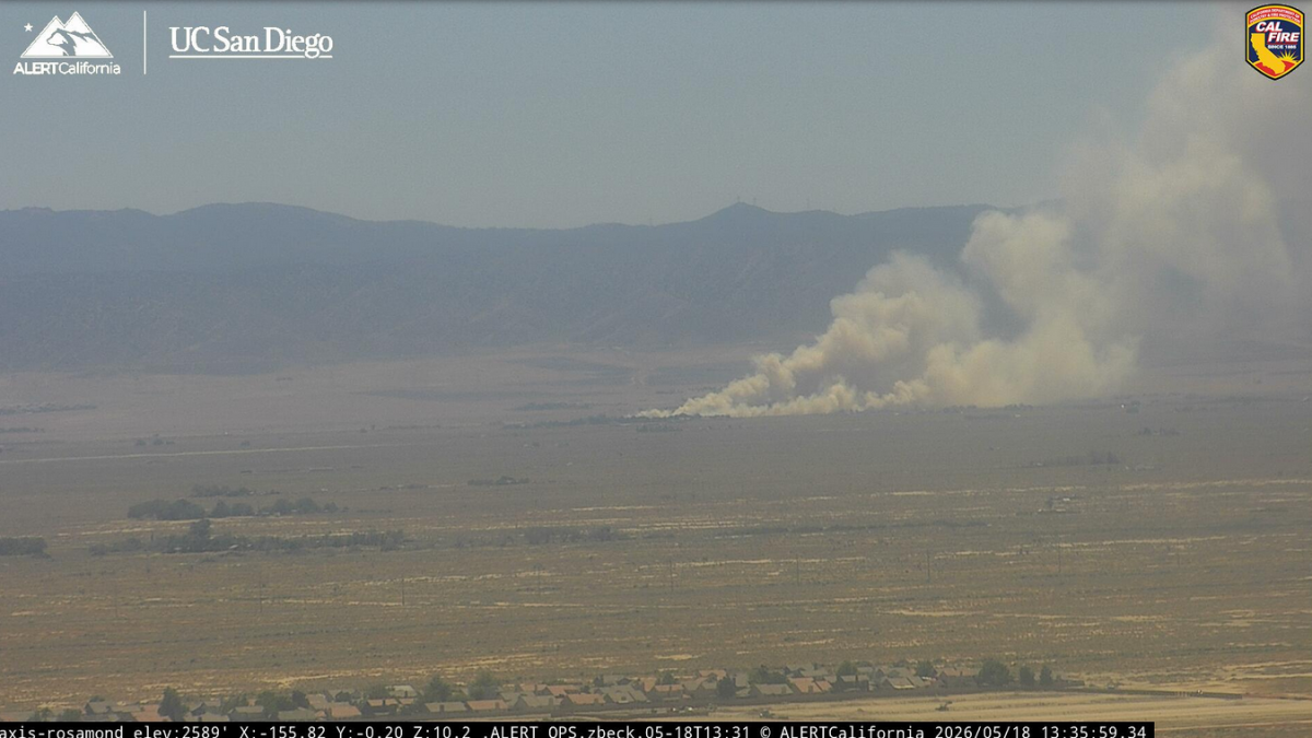 Firefighters battle Isaac Fire in Lancaster – NBC Los Angeles