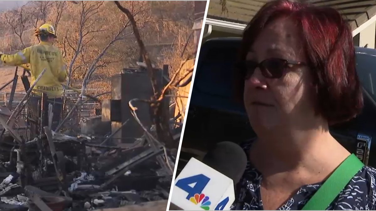Simi Valley woman recalls losing home to Sandy Fire – NBC Los Angeles