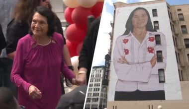 Dolores Huerta attends mural dedication ceremony in downtown LA – NBC Los Angeles