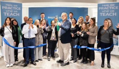 group shot for a ribbon cutting