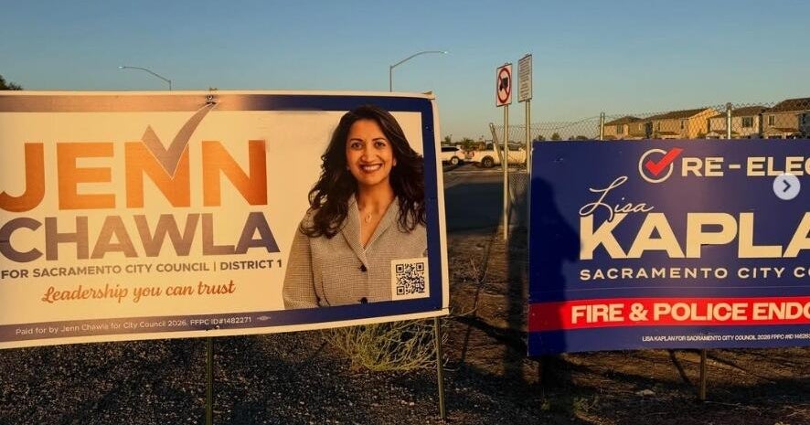 Sacramento City Council candidate Jenn Chawla says campaign signs vandalized with racial slurs