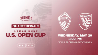 Colorado Rapids to host San Jose Earthquakes in 2026 Lamar Hunt U.S. Open Cup Quarterfinals