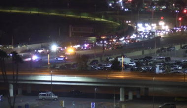 Gas line and water main struck near LAX, causing traffic delays – NBC Los Angeles