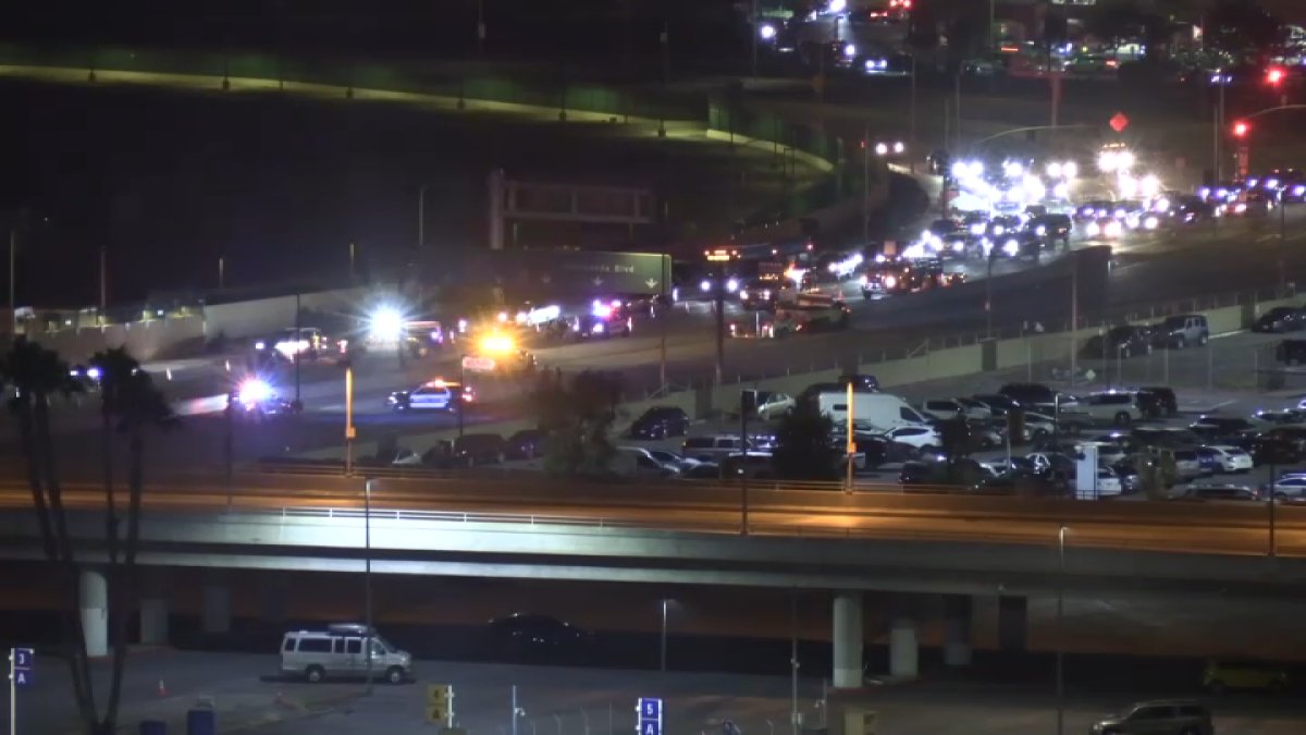 Gas line and water main struck near LAX, causing traffic delays – NBC Los Angeles